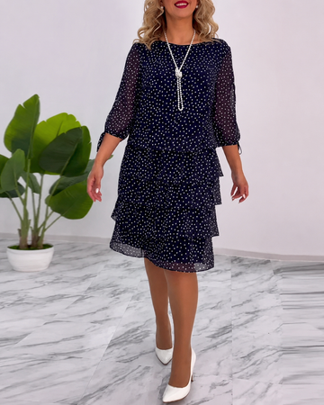 Bezia - Stylish Tiered Midi Dress