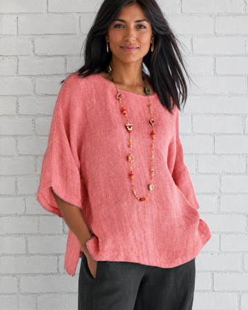Natalina - Stylish Rounded Neck Top