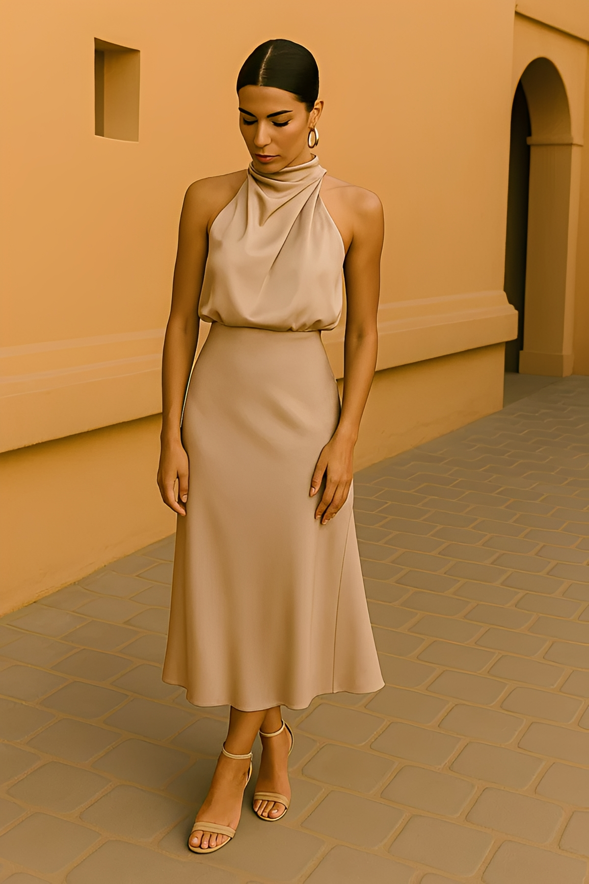 Selina - Fashionable Sleeveless Dress