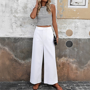Sofia - High-Waisted Casual Trousers