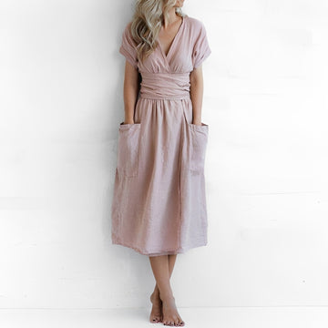 Sasha - Relaxed Pocket Wrap Dress