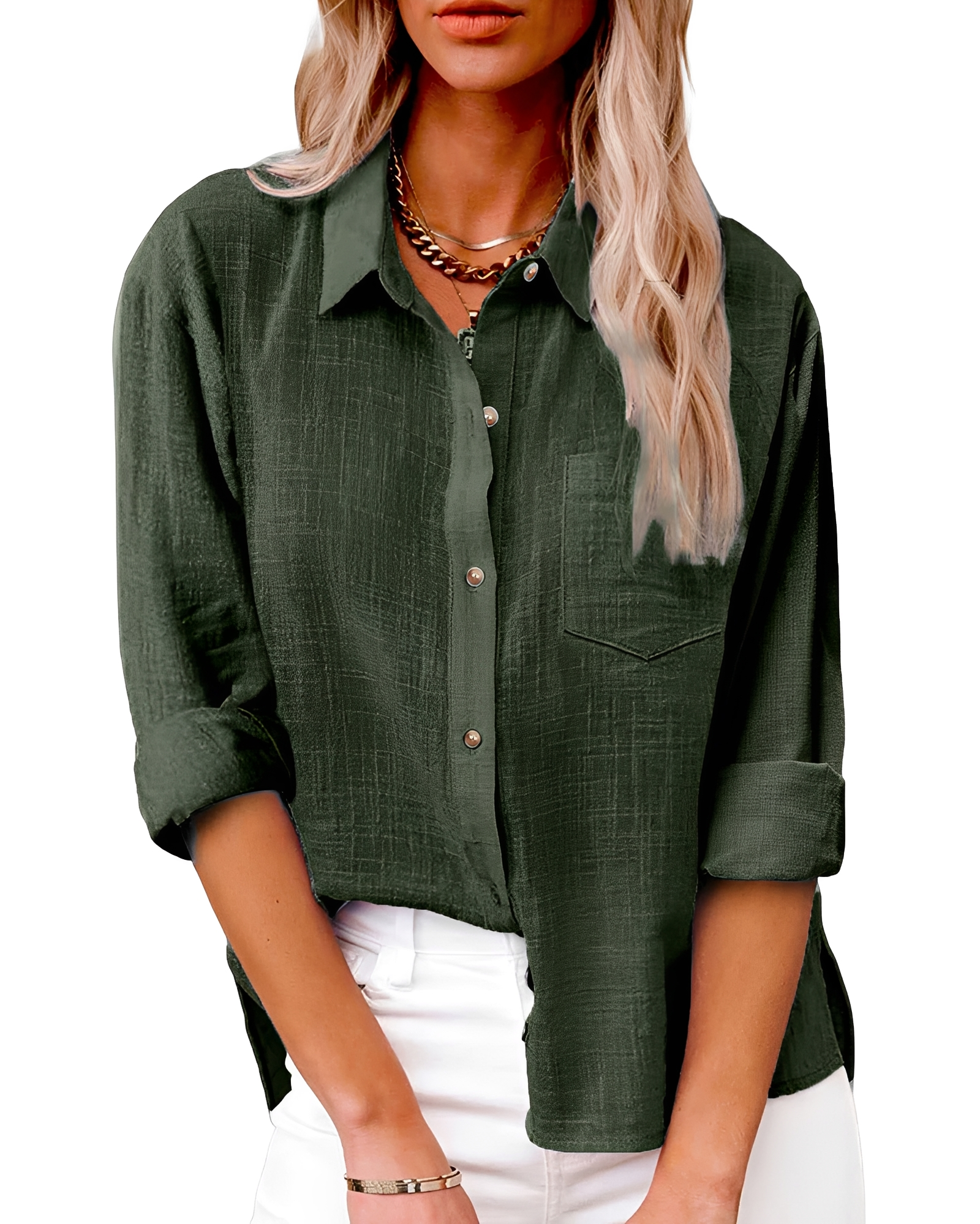 Massima - Modern Button-Down Shirt