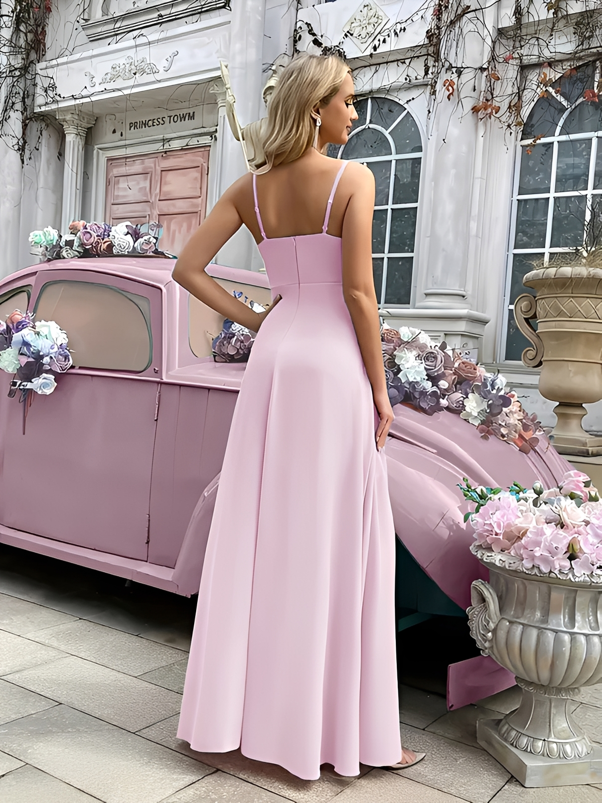 Carline - Chic and Graceful Long Dress
