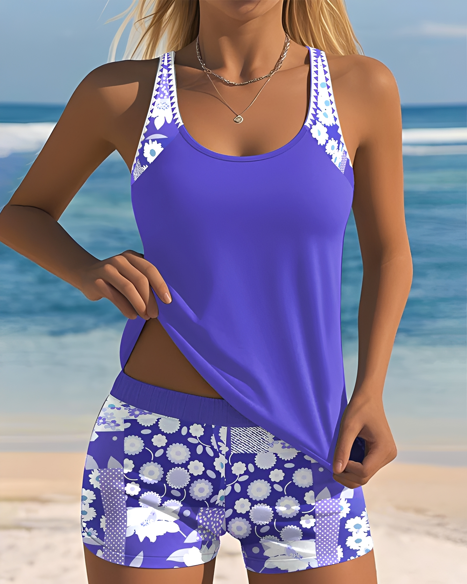 Jasmeen - Stylish Tankini Set