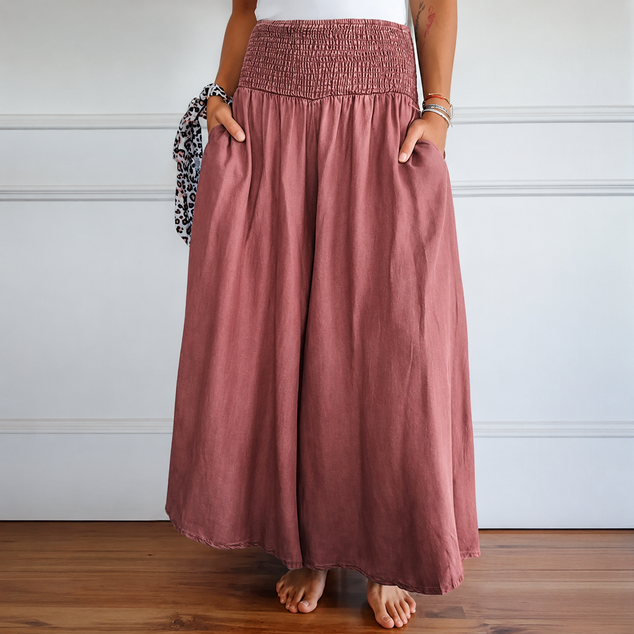 Laurine - Comfortable High Waist Pants
