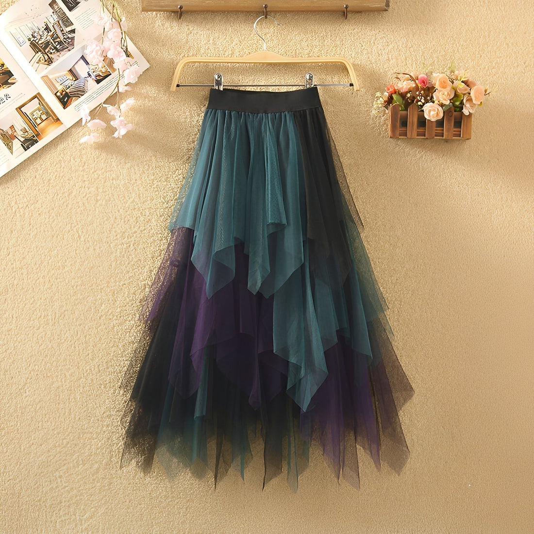 Rosie - Chic asymmetrical skirt for women