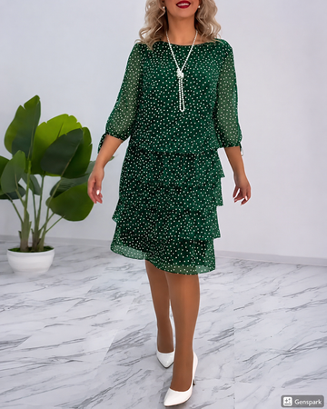 Carey - Stylish Spotted Dress