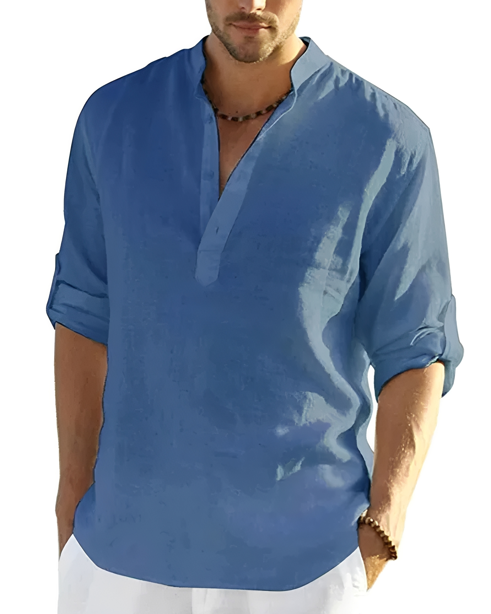 Tristan - Relaxed V-Neck Shirt