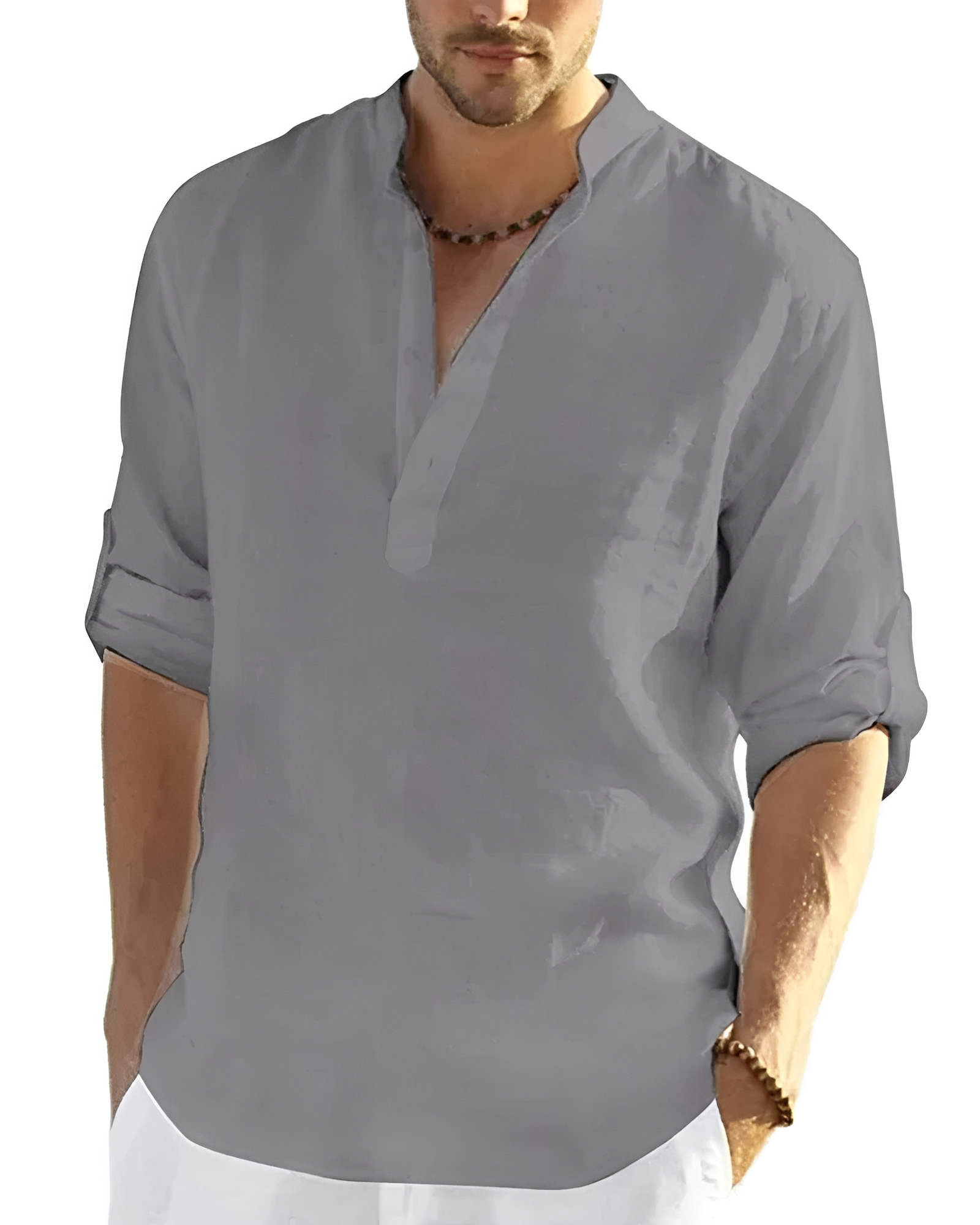 Tristan - Relaxed V-Neck Shirt