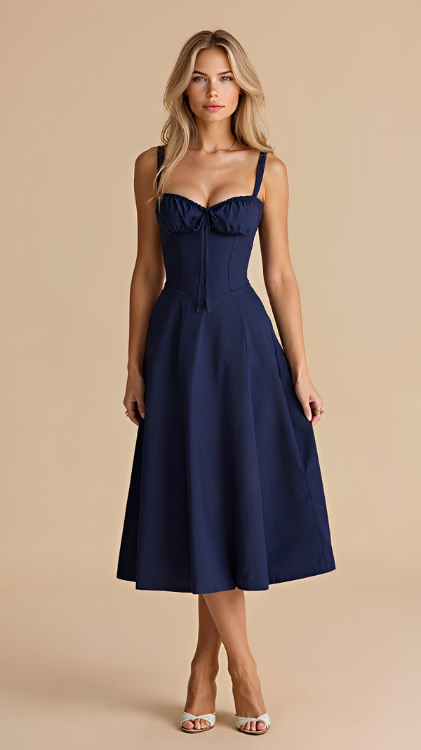 Kiana - Sophisticated and Stylish Slit Midi Dress