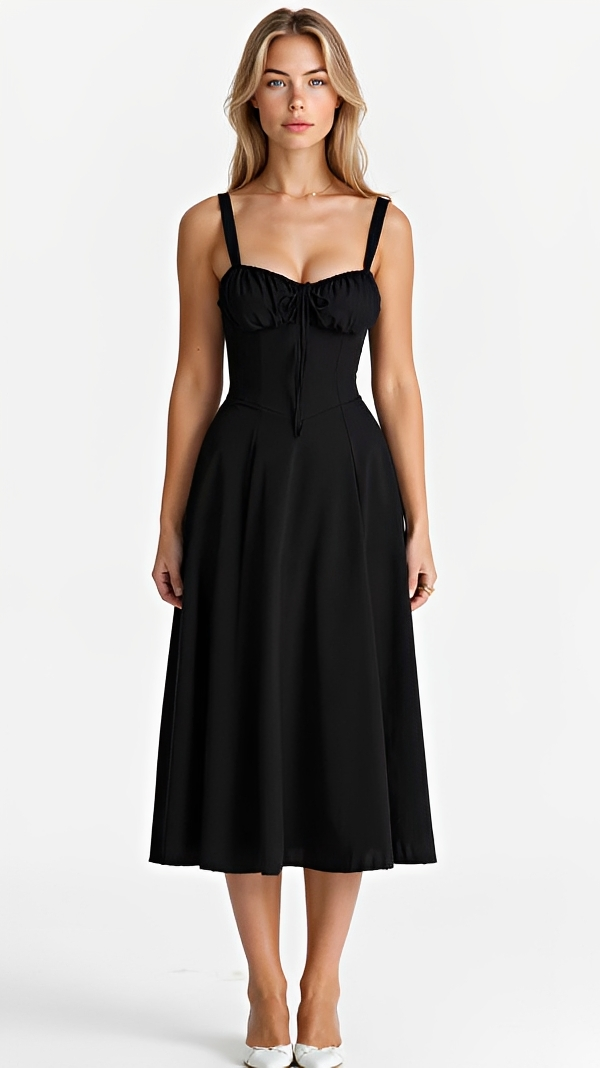 Kiana - Sophisticated and Stylish Slit Midi Dress