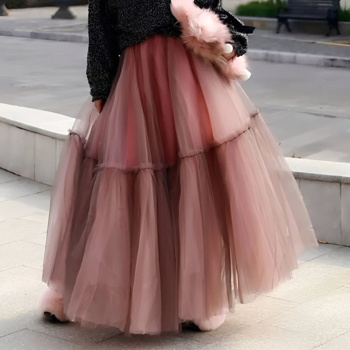 Madeline - Women’s Trendy Ruffle Skirt