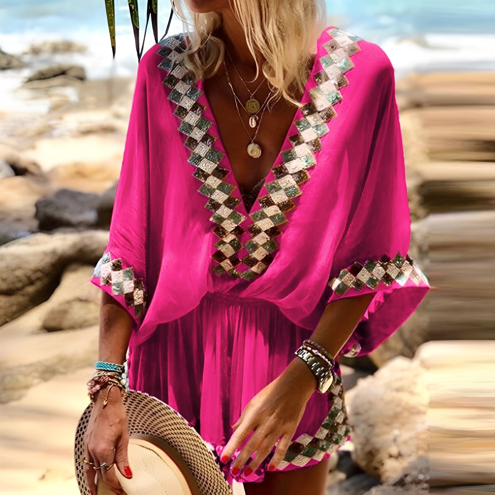 Jenn - Trendy Bohemian Romper