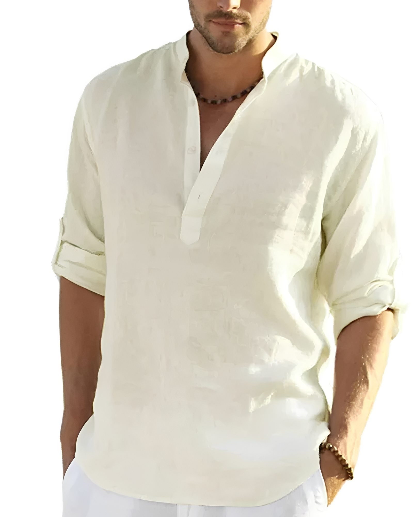 Tristan - Relaxed V-Neck Shirt