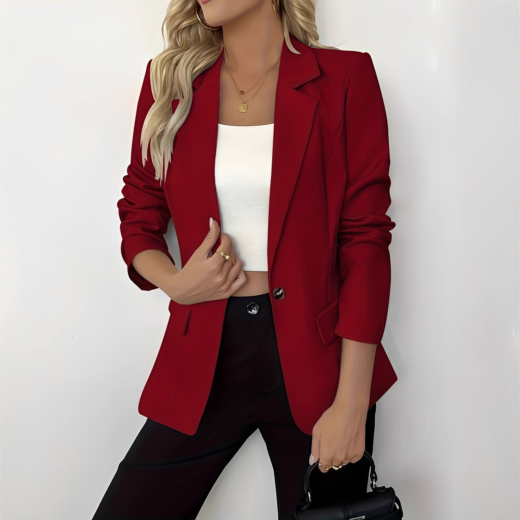 Selina - Stylish Blazer with Lapel Collar