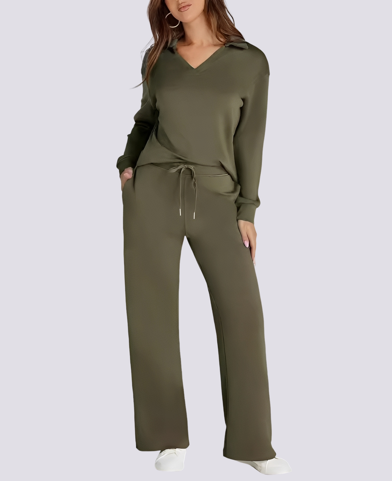 Bella - Cozy V-neck Stretch Set