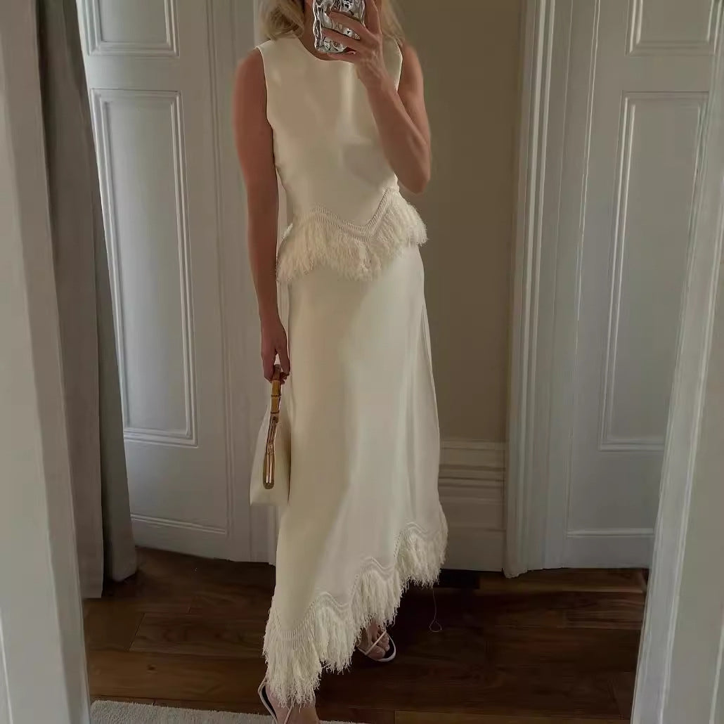 Marjorie - Stylish Sleeveless Ensemble