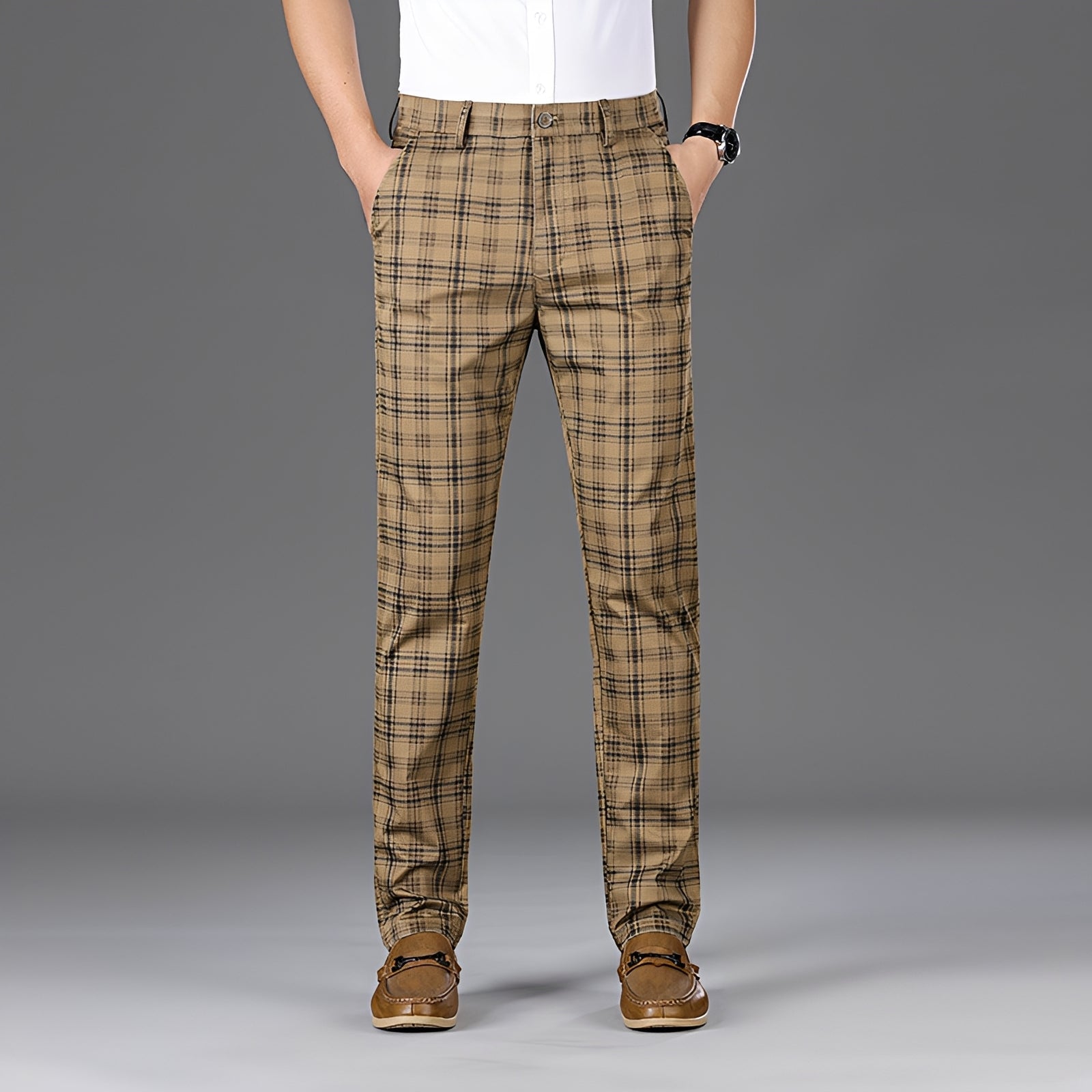 Myers - Relaxed Checkered Pants