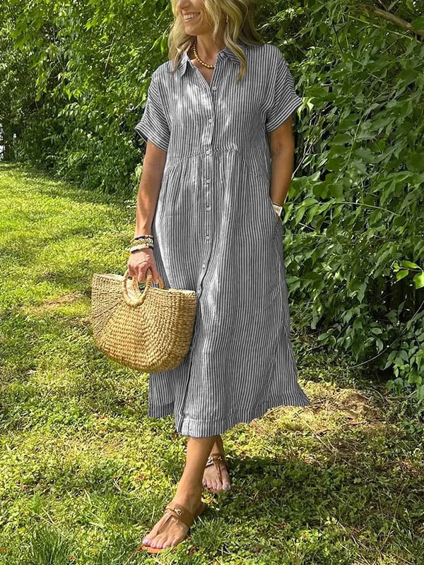 Corinne – Stylish shirt dress for ladies