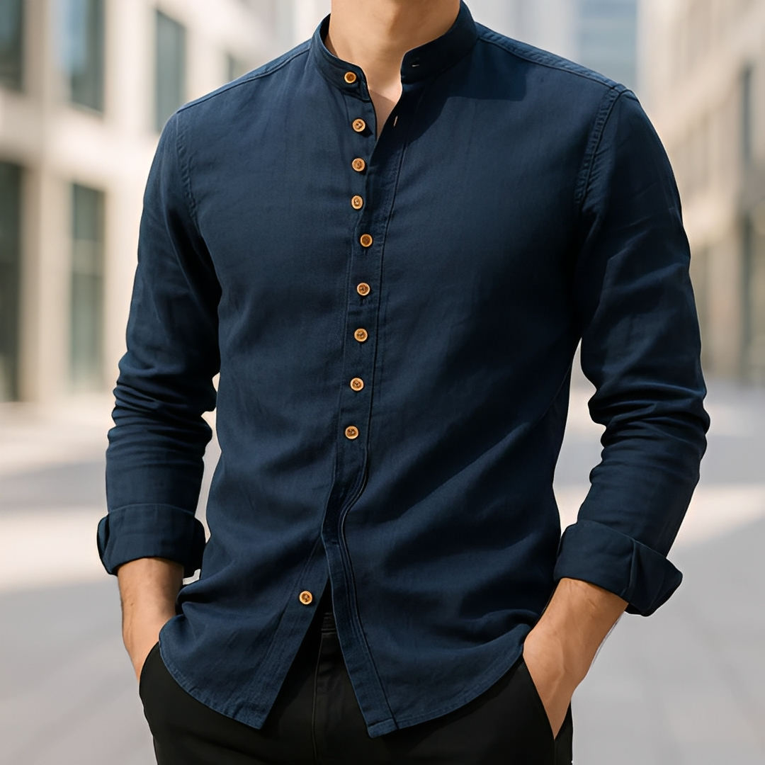 Aick - Men's stylish summer long-sleeve shirt