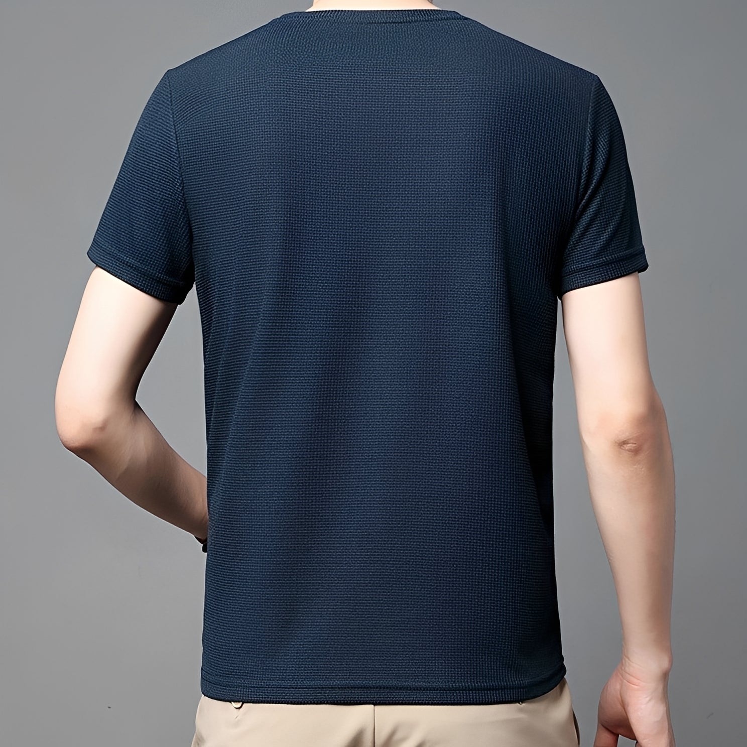 Jed - Casual Textured T-Shirt