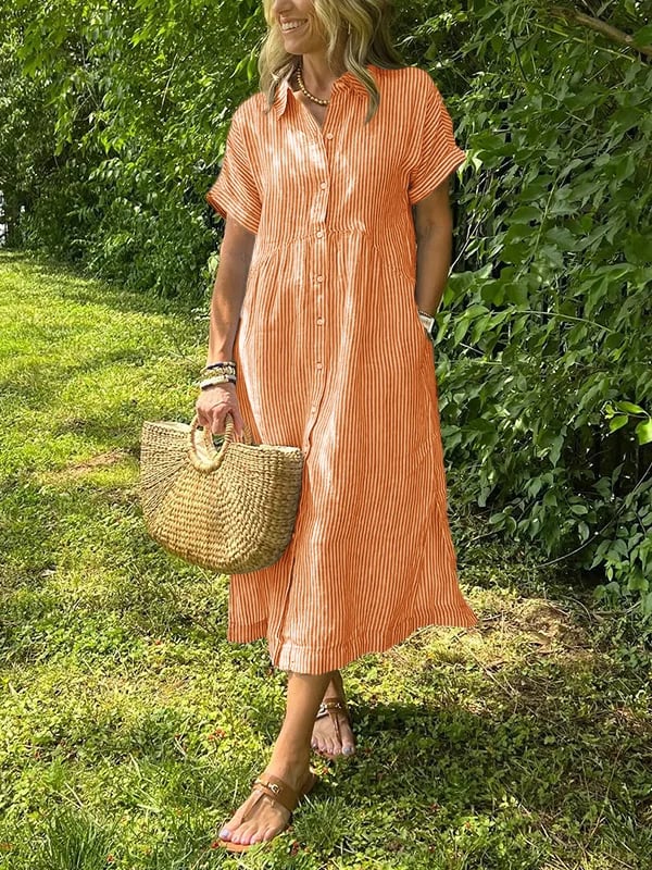 Corinne – Stylish shirt dress for ladies