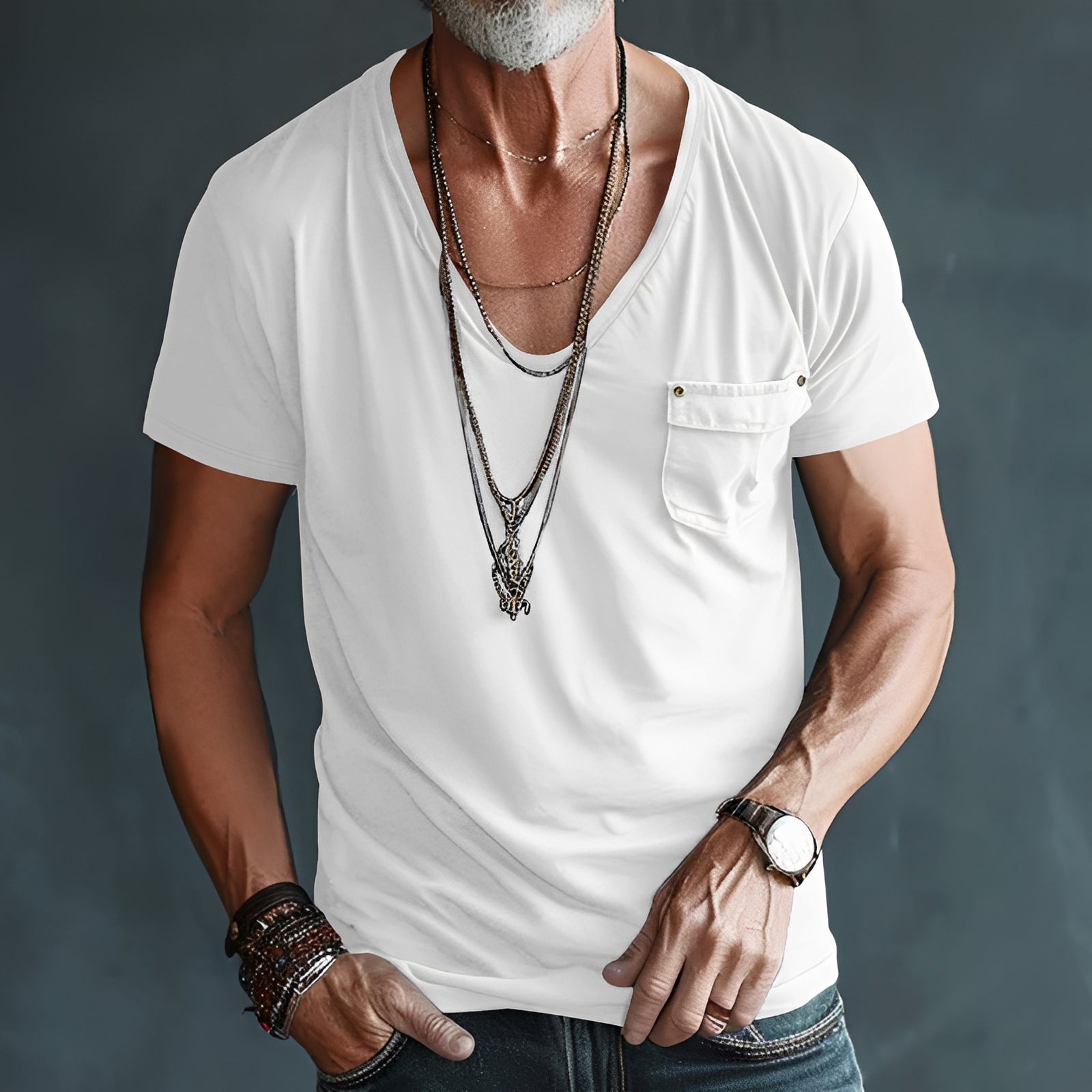 Eddie – Men's T-shirt – Easygoing and loose fit