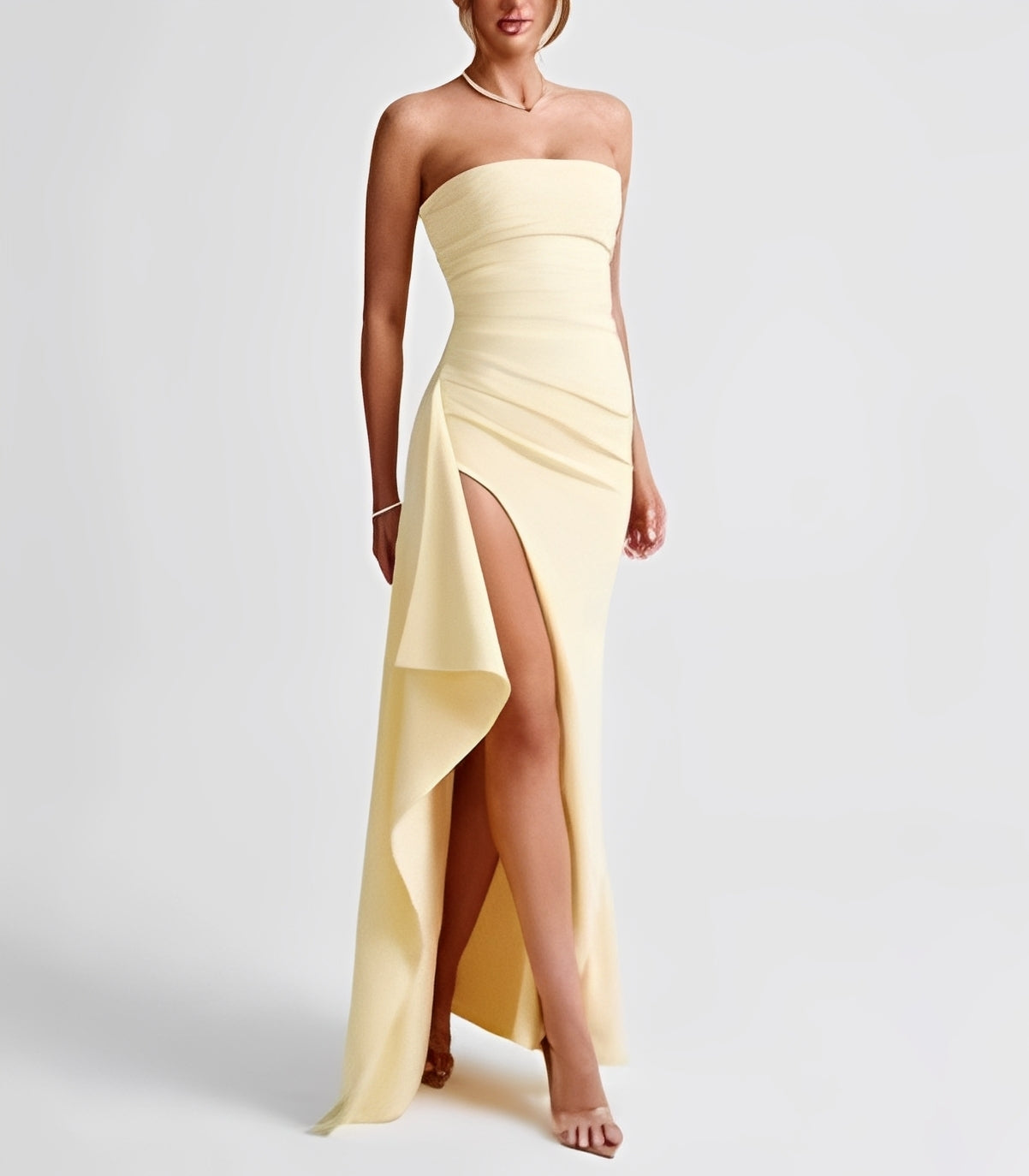 Danelle - Elegant Slit Maxi Dress