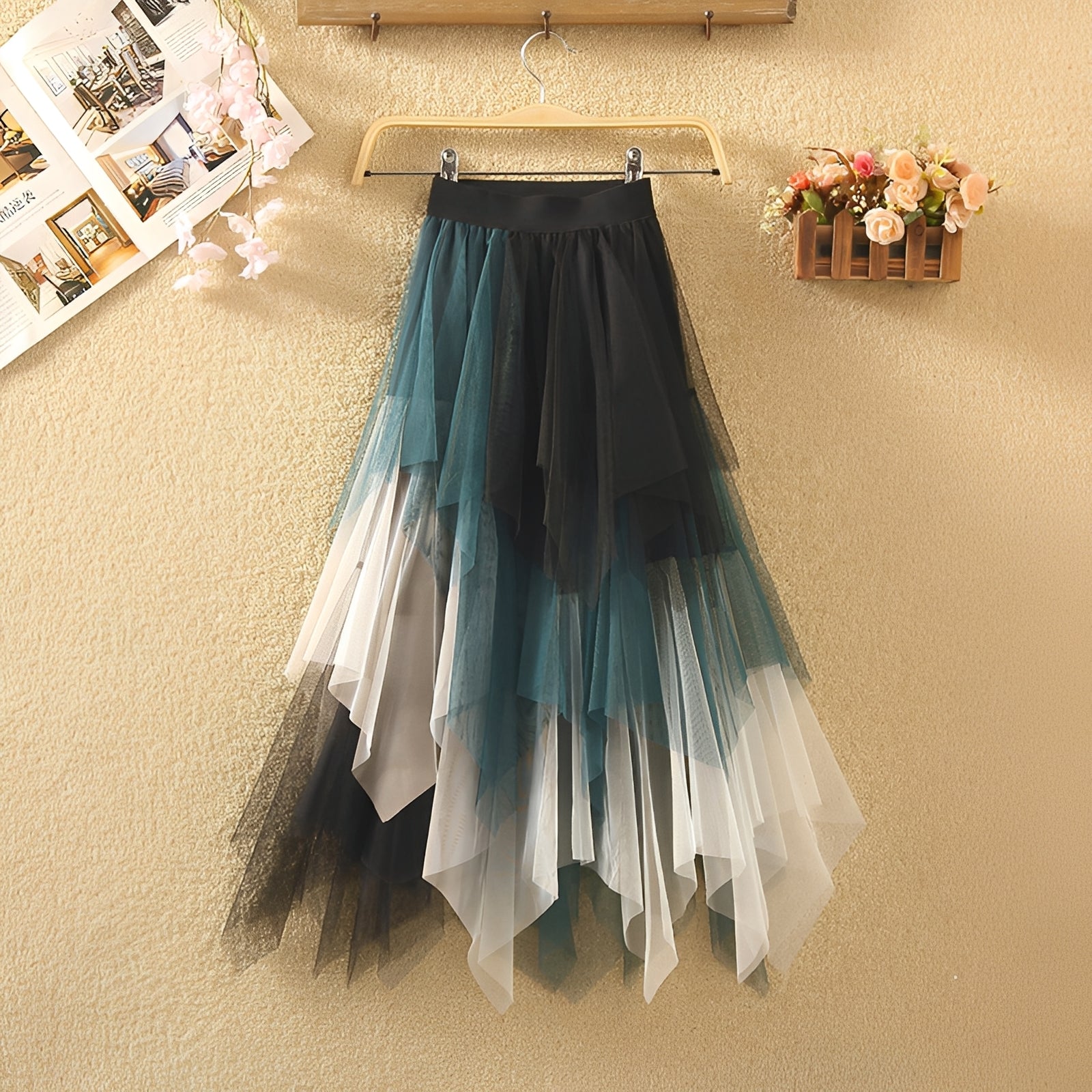 Rosie - Chic asymmetrical skirt for women