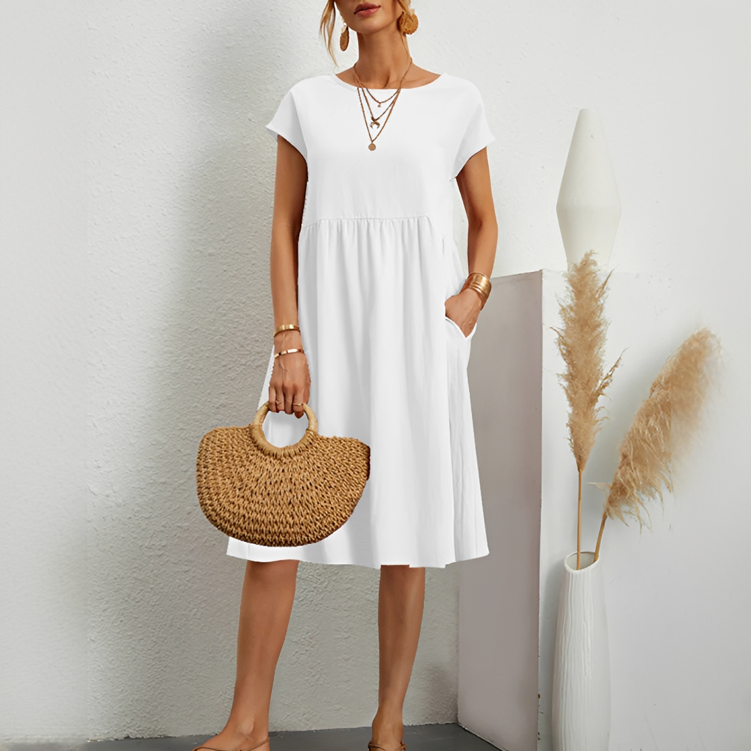 Evalyn - Stylish Mid-Length Dress