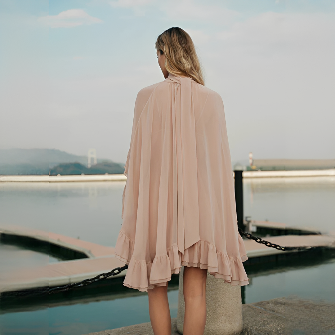 Zhuchin - Refined dress with ruffles