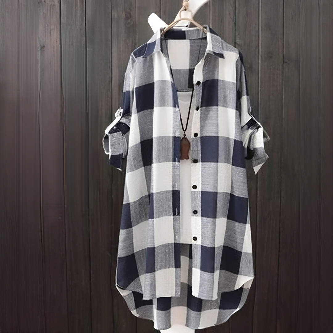 Janis - Loose Checked Shirt