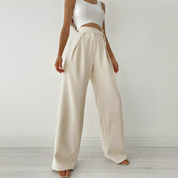 Ezra - Casual Wide Leg Trousers