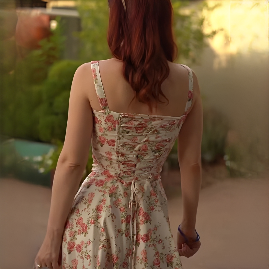 Quinny - Floral midi dress