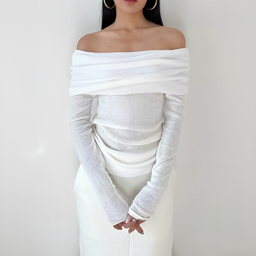 Frida - Trendy Off-Shoulder Shirt