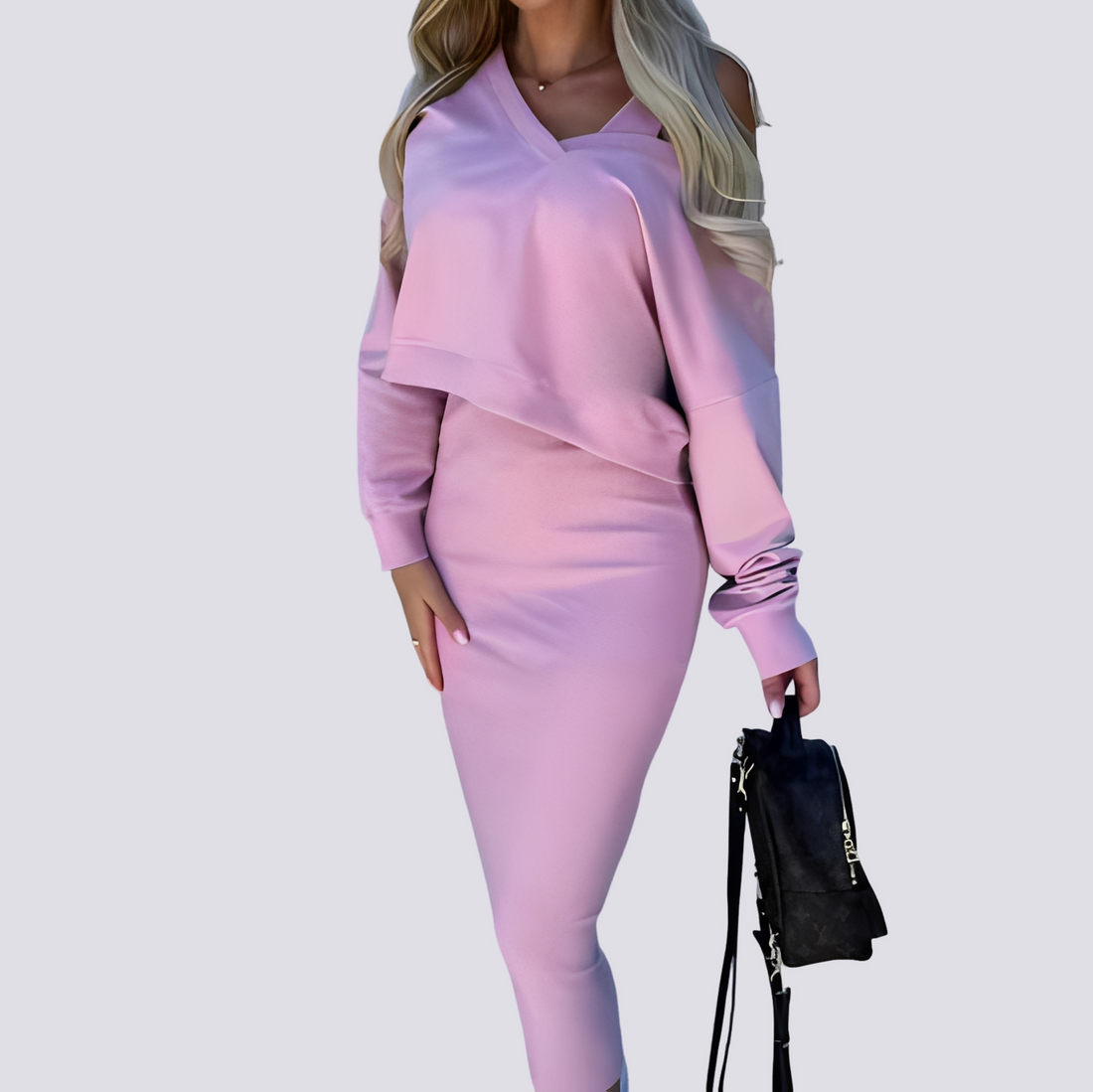 Elsie - Trendy Two-Piece Dress Set