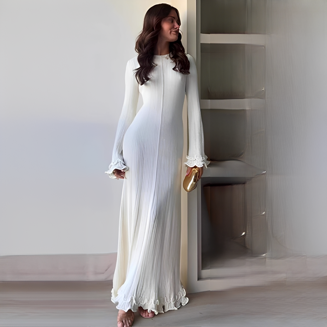 Lebeth - Stylish Long Sleeve Dress