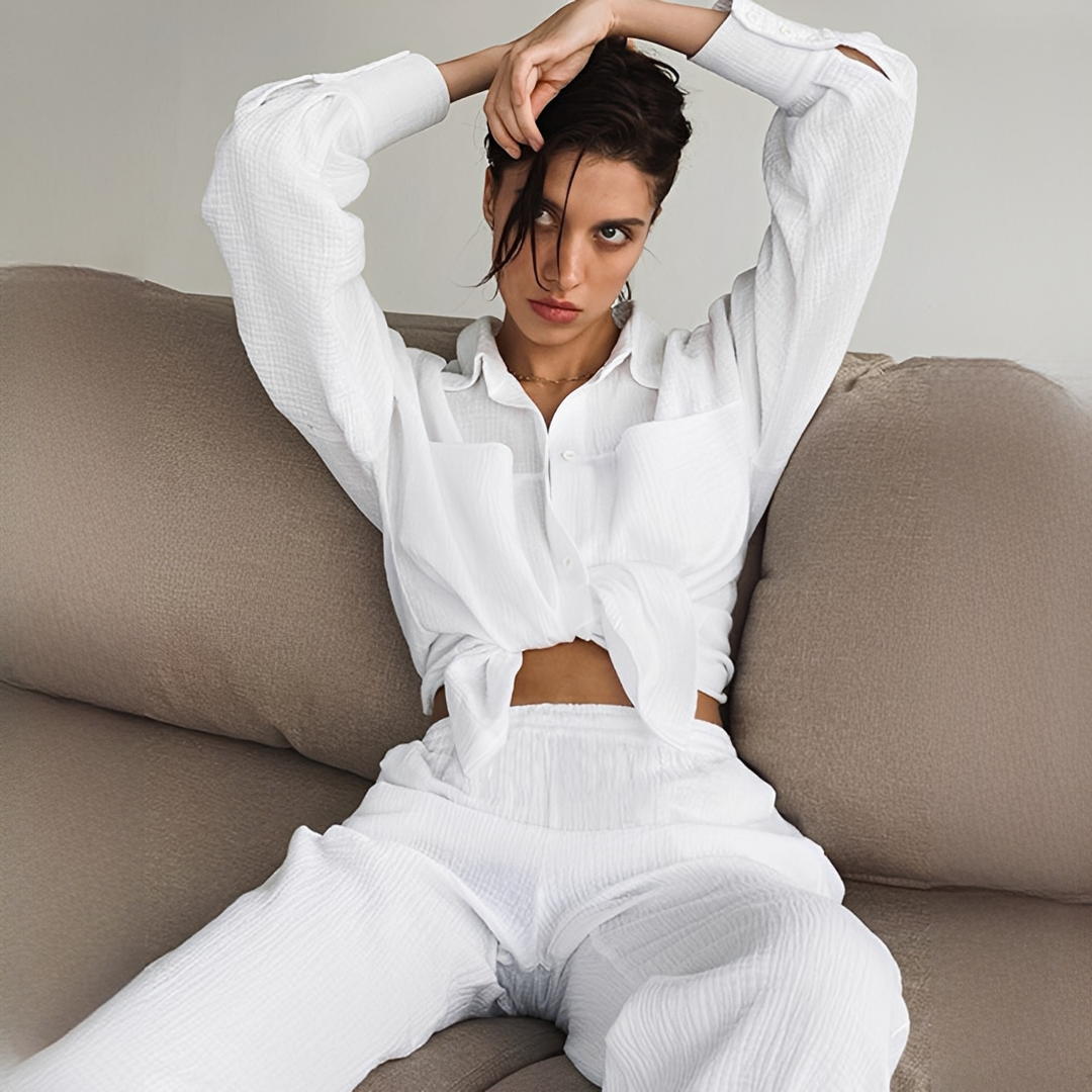 Lucille - Casual Two-Piece Pants Outfit