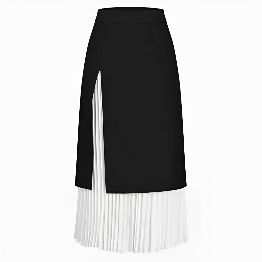Verna - Elegant Pleated Long Skirt