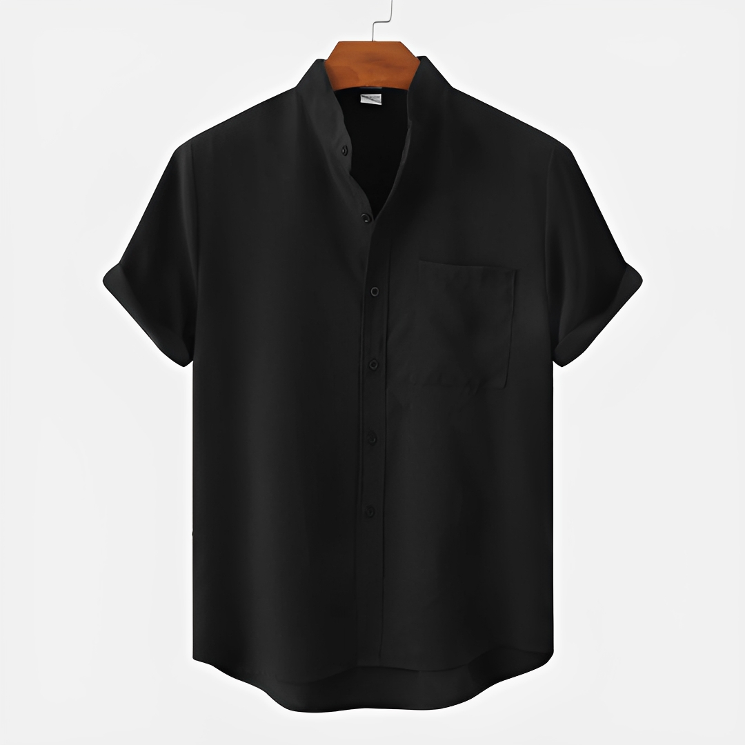 Hayden - Classic Button-Up Polo Shirt