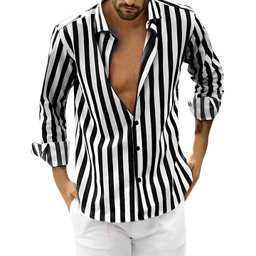 Roldan - Men's summer striped shirt