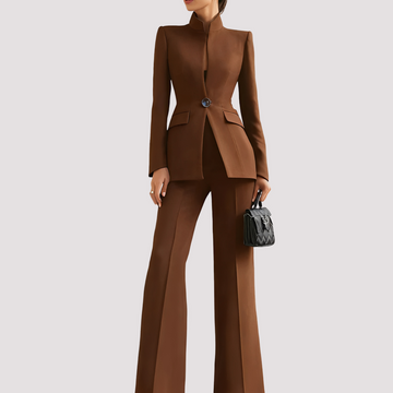 Jean - Trendy Suit Set with One Button