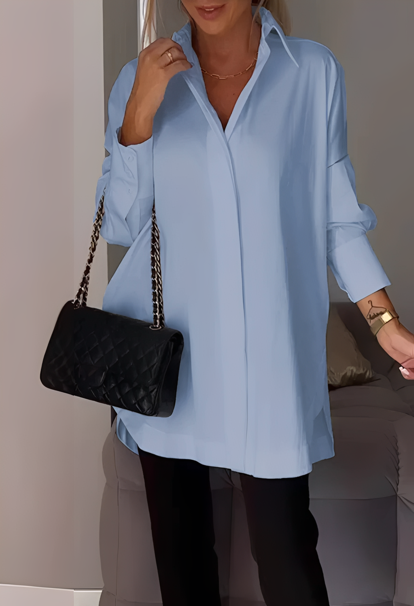 Lauren - Stylish Long-Sleeved Shirt