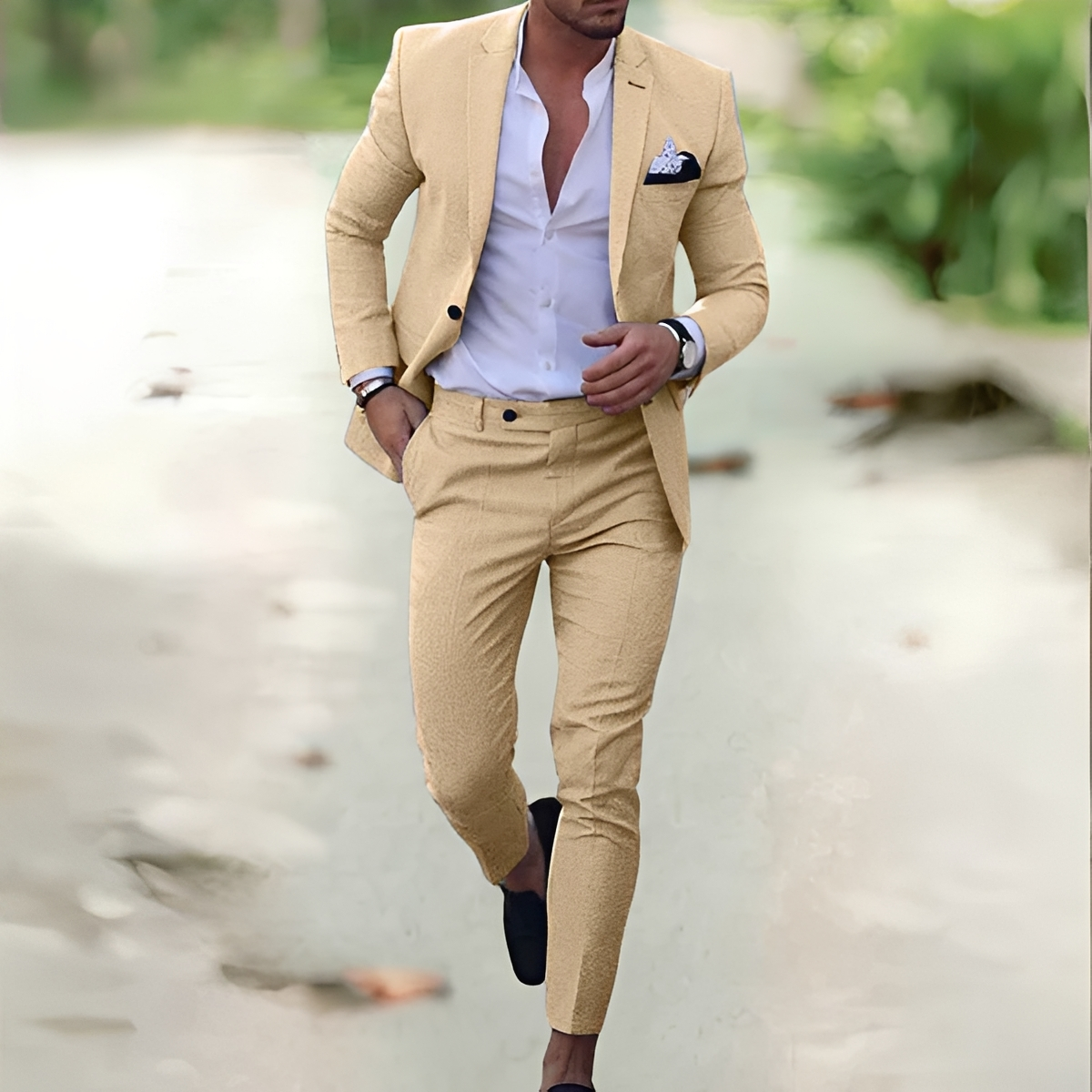 Riven - Stylish Two-Piece Trousers Set