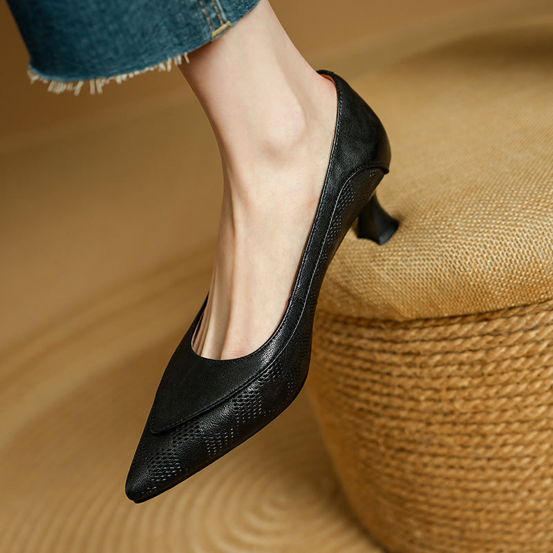 Charlotte - Trendy Pointed Toe Heels