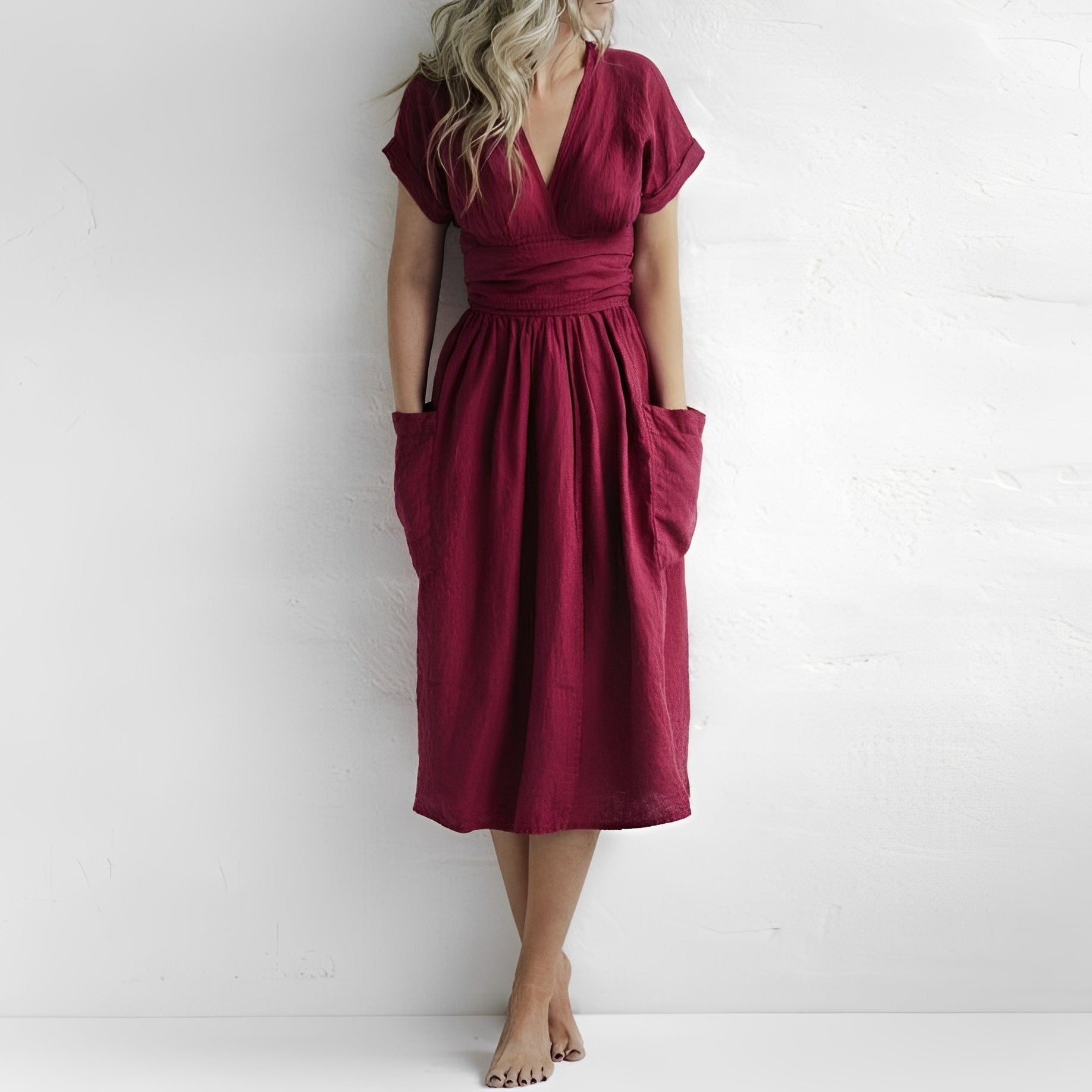 Sasha - Relaxed Pocket Wrap Dress