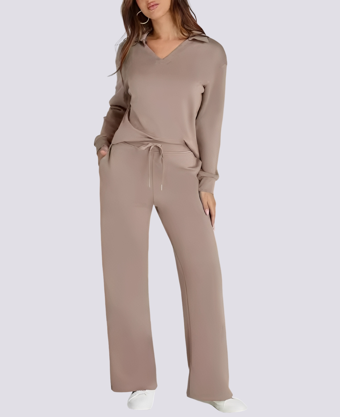 Bella - Cozy V-neck Stretch Set