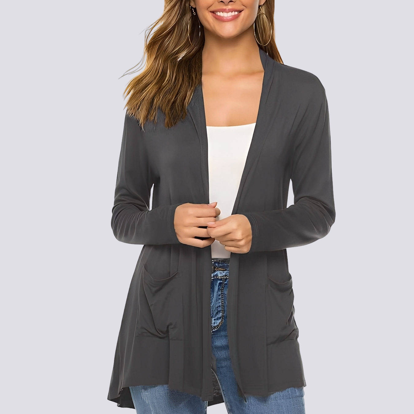Bertha - Long-Sleeve Relaxed Cardigan