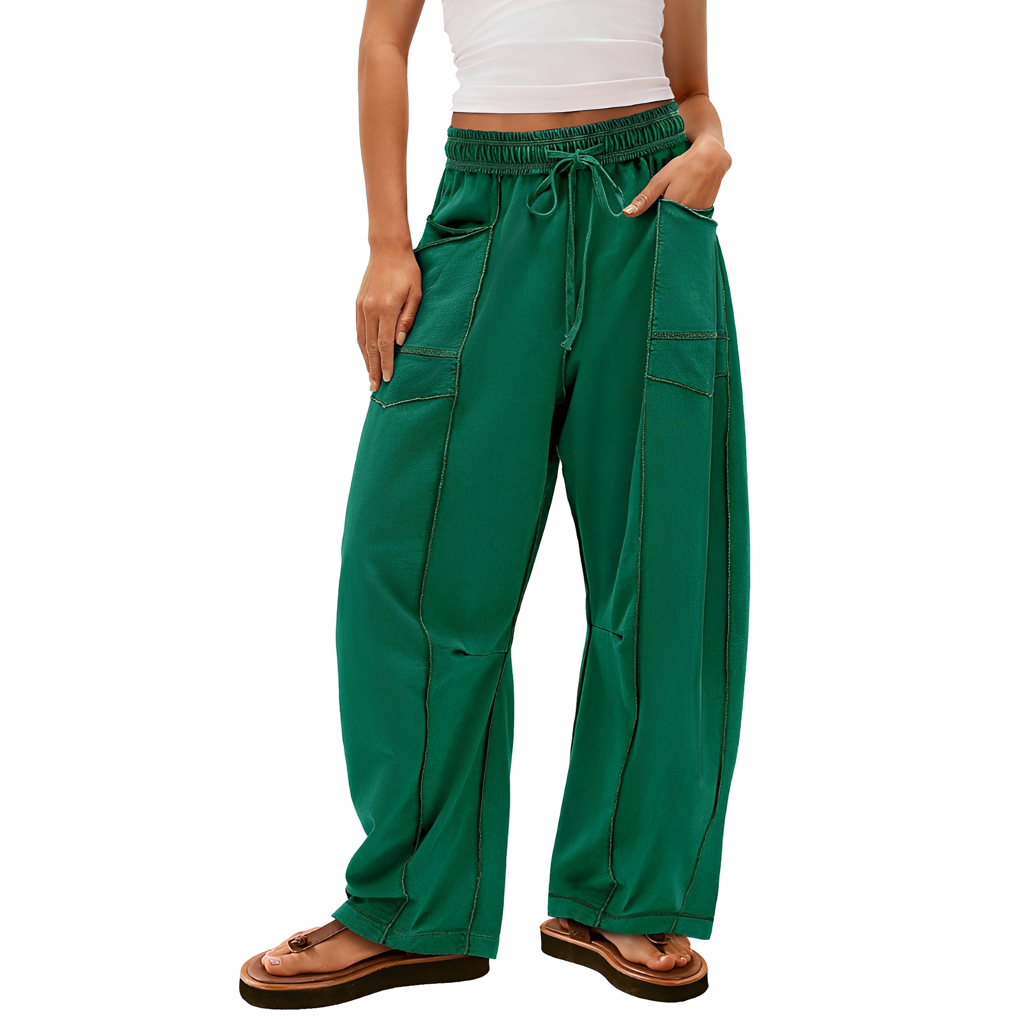 Marianne - Trendy Wide-Leg Trousers
