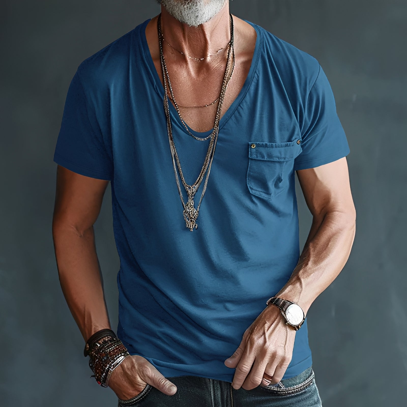 Eddie – Men's T-shirt – Easygoing and loose fit